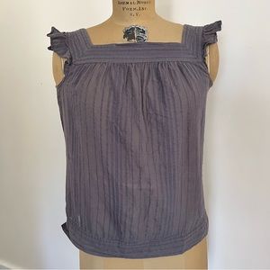 Mossimo Ruffle Sleeve Square Neck Top